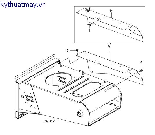 Nắp xích buồng cấp lúa